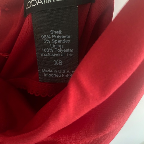 Moda international red dress xsmall - Picture 7 of 7